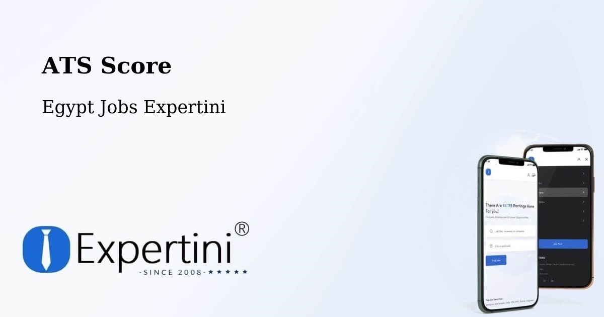 Resume ATS Score & Job Description Match Tool – Bilqās - Egypt Jobs Expertini