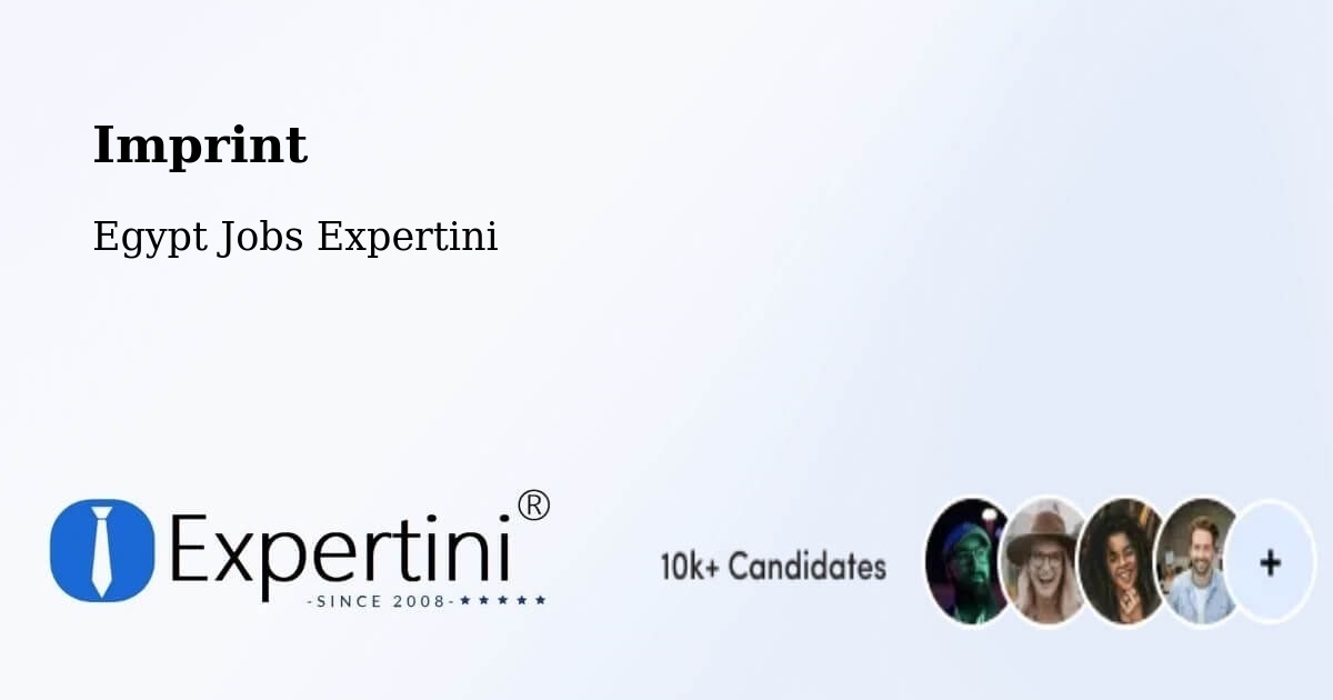 Imprint – Bilqās - Egypt Jobs Expertini