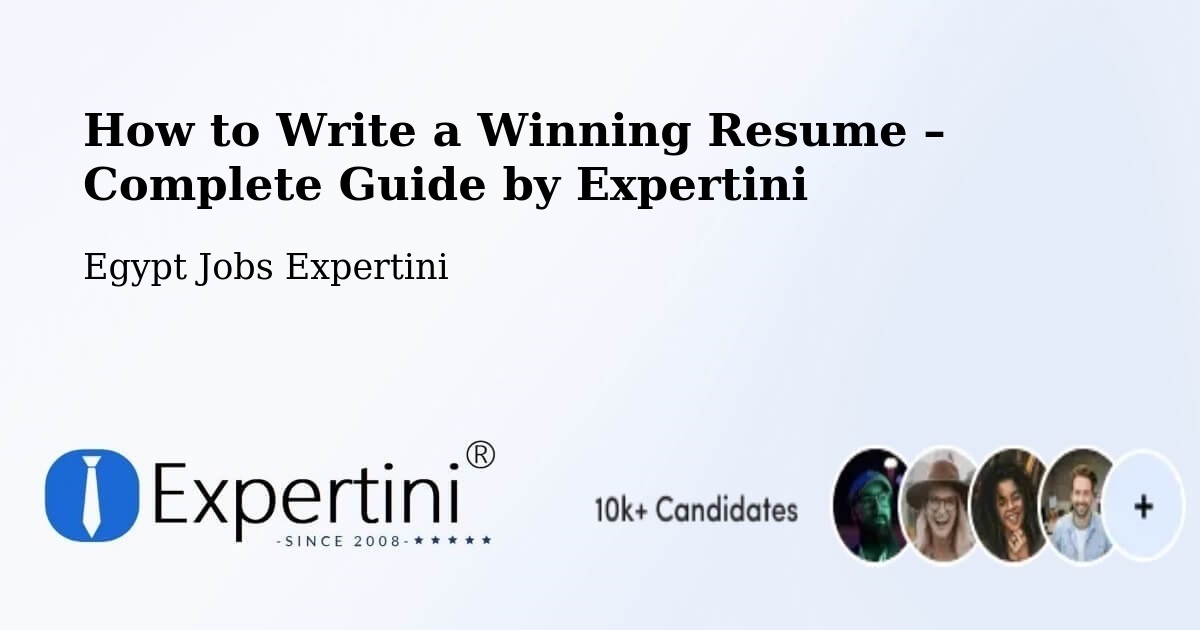 Resume Writing Guide for Job Seekers – Bilqās - Bilqās, Egypt Jobs Expertini
